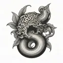 Butthole tattoo design idea