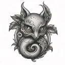 Butthole tattoo design idea