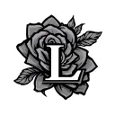 Double L tattoo design idea