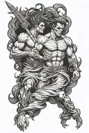 Gemini tattoo design idea