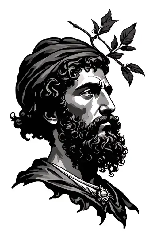 Saint Matthew tattoo design idea