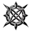 4 points celtic fathers knot tattoo design idea