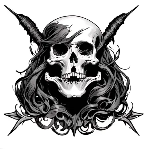 Death to the ego tattoo design idea
