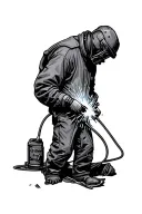 welding tattoo design idea