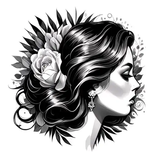 Adele paradise tattoo design idea