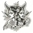 Nirmala Murugan tattoo design idea