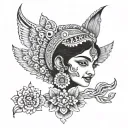 Nirmala Murugan tattoo design idea
