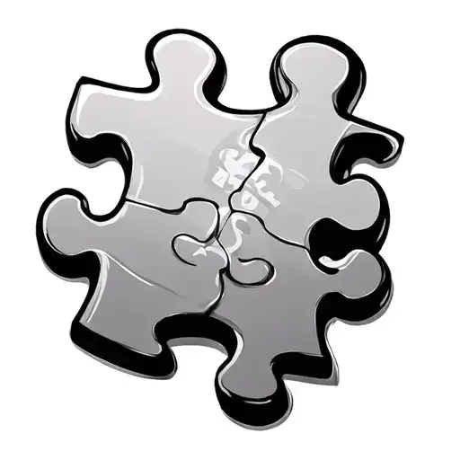 Autism Puzzle Piece tattoo design idea