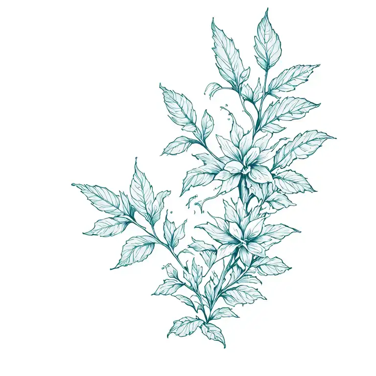 Nature tattoo design idea