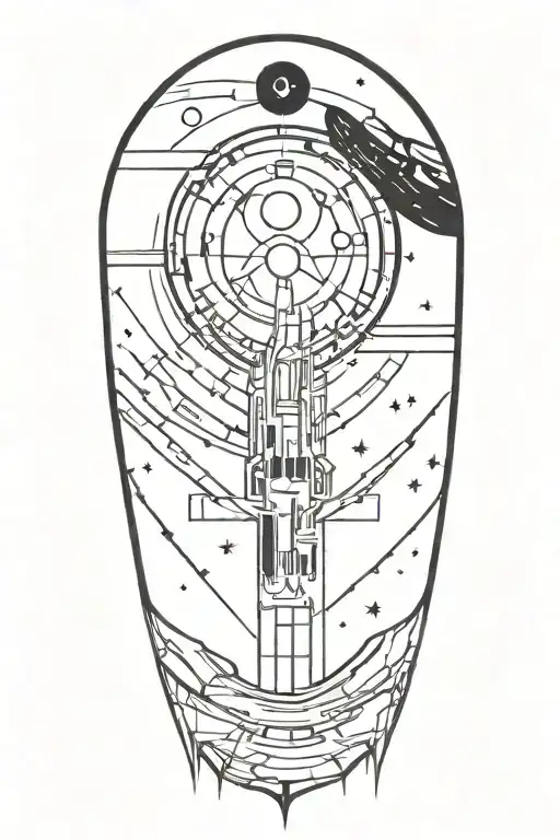 interstellar tattoo design idea