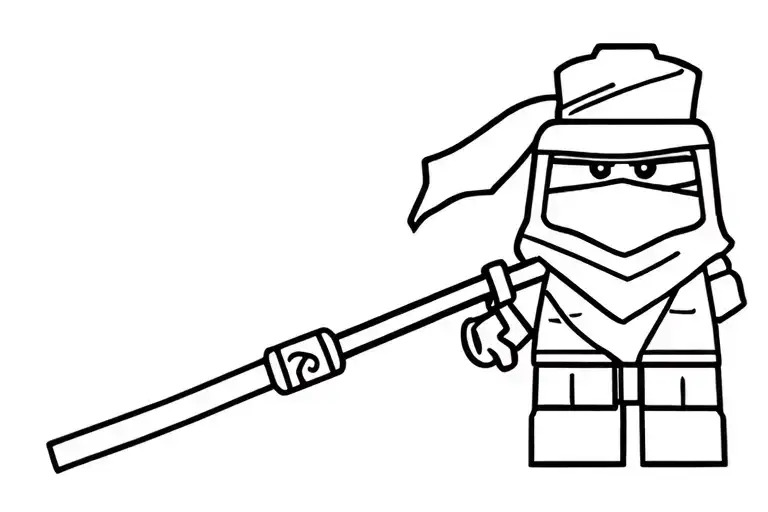 Lego Ninjago tattoo design idea