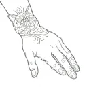 a cat's paw tattoo design idea