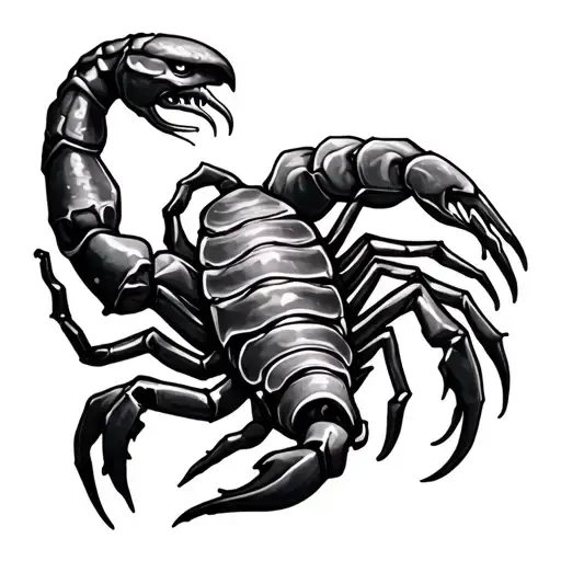 Gemini Scorpio tattoo design idea