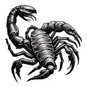 Gemini Scorpio tattoo design idea