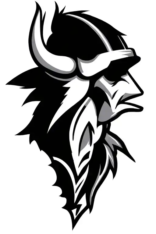 Minnesota vikings symbols tattoo design idea