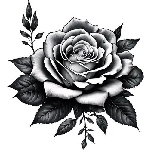 graphics and realistic  tattoo design idea