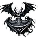 Avenged Sevenfold Deathbat tattoo design idea
