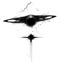 Filler Space tattoo design idea