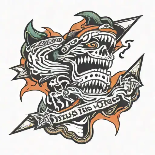 trust no one tattoo tattoo design idea