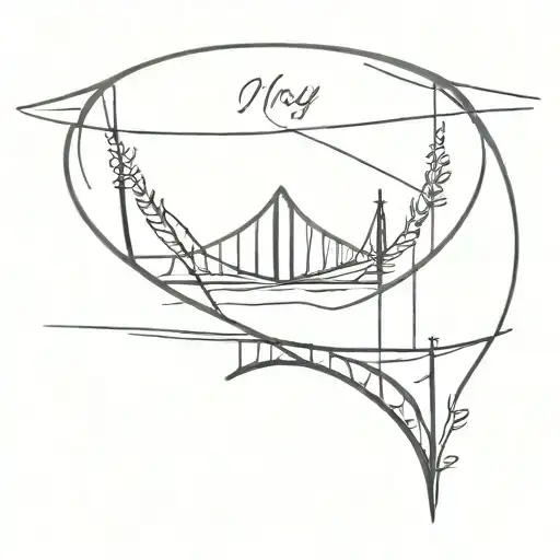 may the bridges i burn light the way tattoo design idea