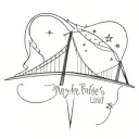 may the bridges i burn light the way tattoo design idea