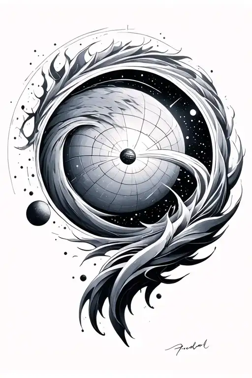 Pulsar Map tattoo design idea
