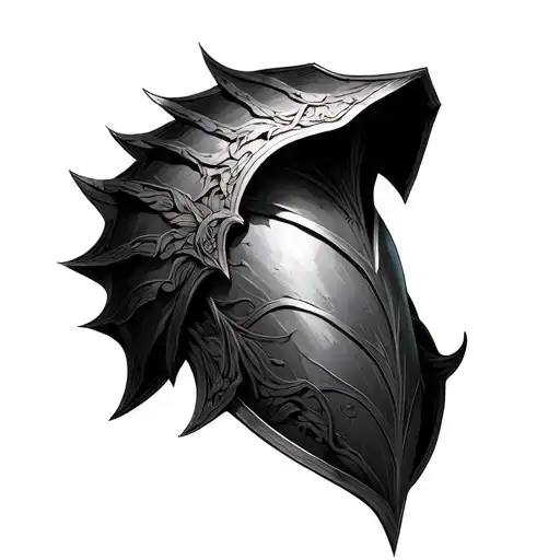 Pauldron tattoo design idea