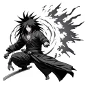uchiha madara from naruto tattoo design idea