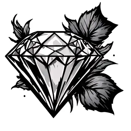 Diamond In The Rough tattoo design idea