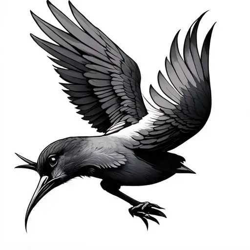 Swift Bird tattoo design idea