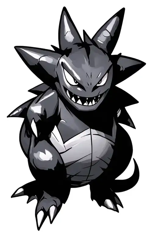 Gengar Pokemon tattoo design idea