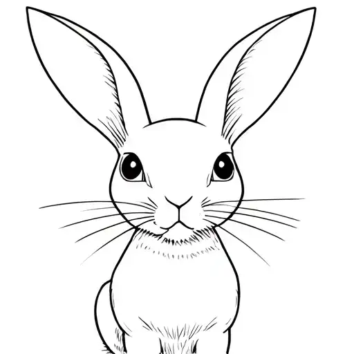 Bad Bunny tattoo design idea