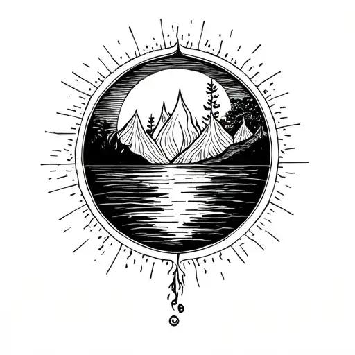 path to paradise is through hell tattoo design idea