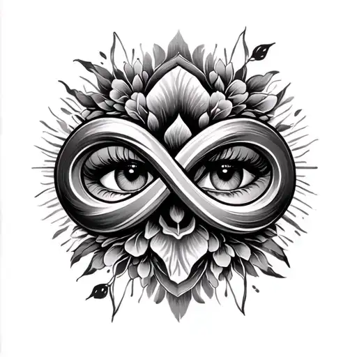 Show me the name deepika inside the infinity symbol for tattoo tattoo design idea