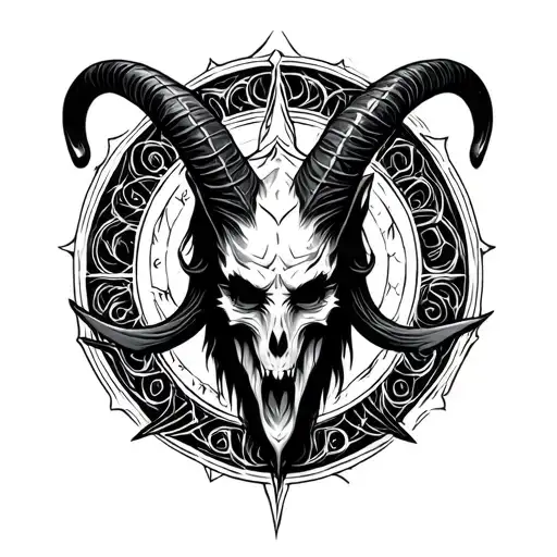 baphomet tattoo design idea