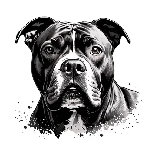 pitbull memorial piece see you later tattoo design idea