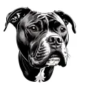 pitbull memorial piece see you later tattoo design idea