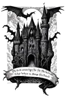 Dementor over hogwarts castle tattoo design idea