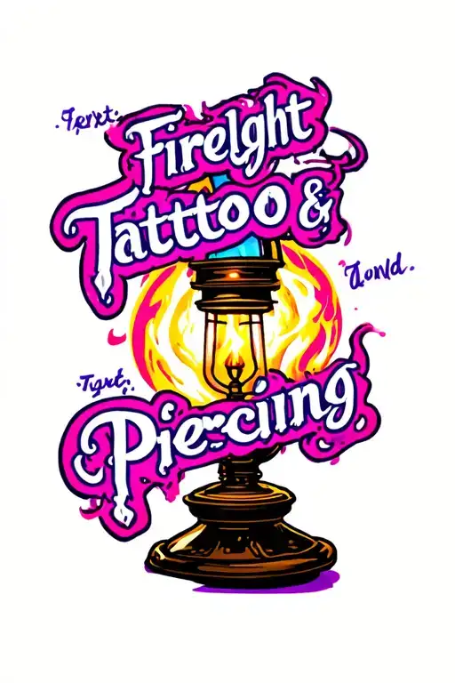 "Firelight Tattoo & Piercing" "Firelight Tattoo & Piercing" oil lamp tattoo design idea