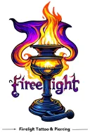 "Firelight Tattoo & Piercing" "Firelight Tattoo & Piercing" oil lamp tattoo design idea
