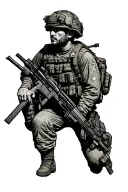 82nd airborne infantry tattoo design idea