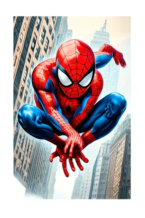 spiderman peter parker tattoo design idea