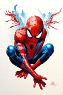 spiderman peter parker tattoo design idea