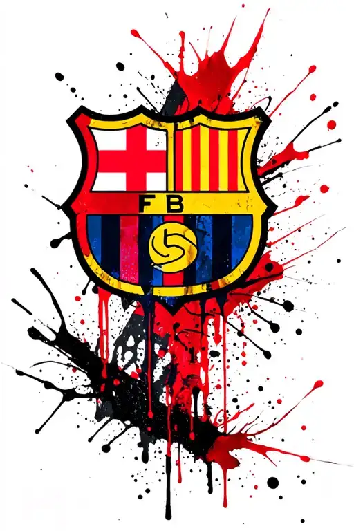 Barcelona Logo tattoo design idea