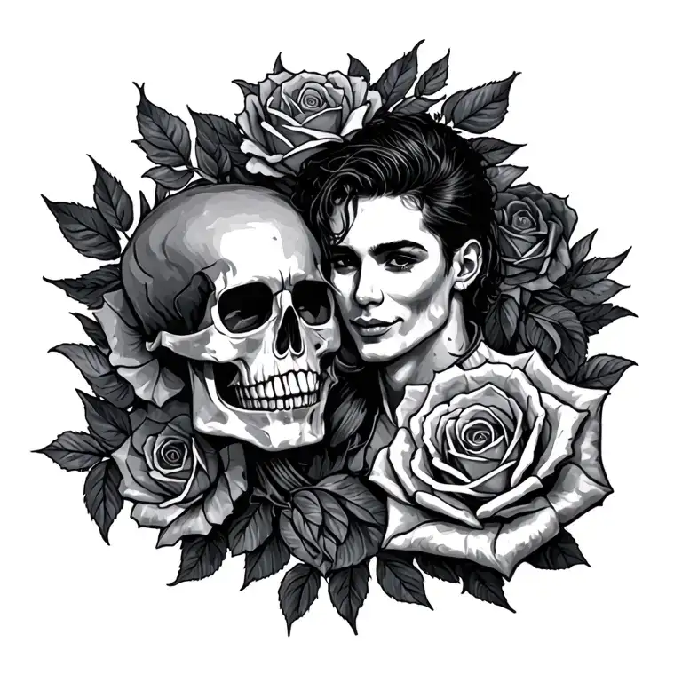 Gay S and M tattoo design idea