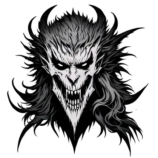 berserk brand of sacrifice tattoo design idea