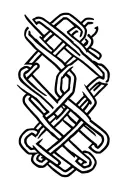 chain link intertwined tattoo design idea