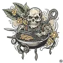 bbq tattoo design idea