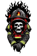 firefighting  tattoo design idea