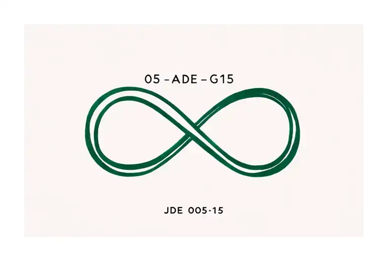 Infinity Symbol Name Jade and date 05-05-15 tattoo design idea
